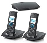 RTX Dualphone 3088 PSTN/Skype Dual Twin Dect Cordless Telephone - Black
