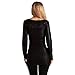 Ed Hardy Long Sleeve Scoop Neck Tunic-Black Snakeskin