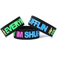 Everyday Im Shufflin One Inch Colorful Silicone Wristband LMFAO Party Rock Anthem