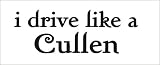 41jwuO0fTEL. SL160  I Drive Like A Cullen decal sticker twilight movie new moon sata eclipse bella swan edward jacob wolf vampire breaking dawn book , Purple