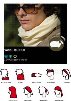 Buff Multifunktionstuch Wool - cedar - 33017
