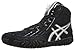 ASICS Men's Aggressor 3 Wrestling Shoe, Black/Silver, 10.5 M US