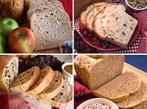 The Fruit and Nut Collection: A Sampler Pack of Bread Machine Mixes (4 Pack)