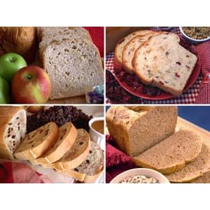 The Fruit and Nut Collection: A Sampler Pack of Bread Machine Mixes (4 Pack) by Cranberry Bread & Spreads