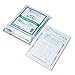 QUALITYPARK 45224 Poly Night Deposit Bags w/Tear-Off Receipt, 8.5 x 10-1/2, Opaque, 100 Bags/Pack