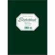 Sketchbook Hunter Green cover 8 1/4 x 11