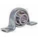 SBPP204-12 Pillow Block Mounted Bearing, 2 Bolt, 3/4" Inside Diameter, Set screw Lock, Steel, Inch