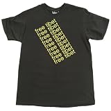 Free Tibet Neon Yellow T-Shirt, Black, 2XL