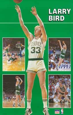 Boston Celtics - Larry Bird 11x17 Poster