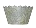 Fern Green Floral Fantasy Cupcake Wrapper - Set of 12 - Great for Bridal Showers & Engagement Celebrations