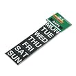 Magnetic Board Magnets, Days, 1"x2", White on Black, 7/Set MAVFH27