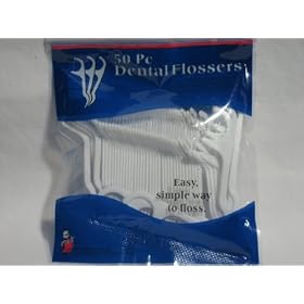 Click here to buy 4 packs of 50 pc Dental Flossers Tooth Oral Floss New ! by Regent.