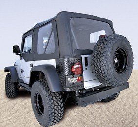 Rugged Ridge Jeep Replacement Soft Top Covers Diamond Khaki Jeep Wrangler 2003 to 2006 W/Door Skins