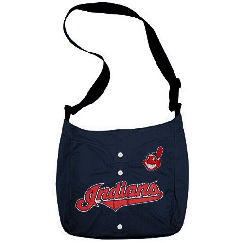 Cleveland Indians Navy Blue Veteran Jersey Tote Bag
