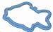SiliconeZone Fish Pancake/Egg Mold, Blue