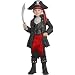 Pirates of the Seven Seas Child's Captain Black Costume, Medium