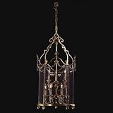 Metropolitan N2311 Pendant Antique French Gold Clear Glass