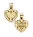 14k Heart Poem Pendant