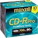 Maxell CDR PRO 700MB 80MIN 48X-W/ JC 10PK ( 648410 )