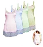 CLEARANCE Plus Size Two Tone Lace and Microfiber Chemise in Various Colors 1x 2x 3x