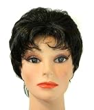 9″ Short Darkest Brown boy cut synthetic wig