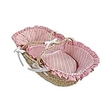 Hoohobbers Doll Moses Basket, Sleek Slate