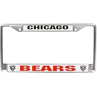 Rico Chicago Bears Chrome License Plate Frame