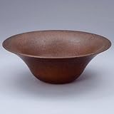 洗面ボール 陶器 コゲ窯肌 置き型直径330ミリ