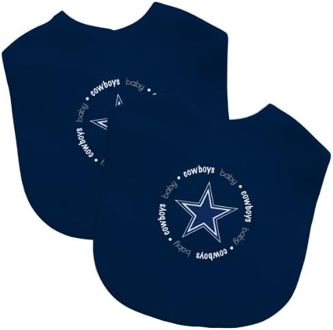 NFL Dallas Cowboys Football Baby Bibs - Set of 2