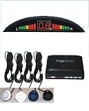 Picture Of Silver Rear Car Parking Reversing Buzzer & LED Sensors 4 safe sensor