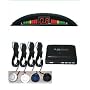 Silver Rear Car Parking Reversing Buzzer & LED Sensors 4 safe sensor