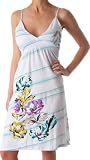 Wasabi Wave Adjustable Spaghetti Straps Jersey Dress / Sundress