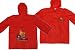 Regenmantel Cars Kinder Auto Car Regenjacke Regencape sehr leicht Kinder Regenbekleidung Kapuze Lightning Mc Queen McQueen Sally Dog Hudson rot Junge 104 110 116 122 128 140 3 bis 9 Jahre