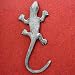 Wanddeko Gecko Eidechse Salamander Gusseisen 30cm
