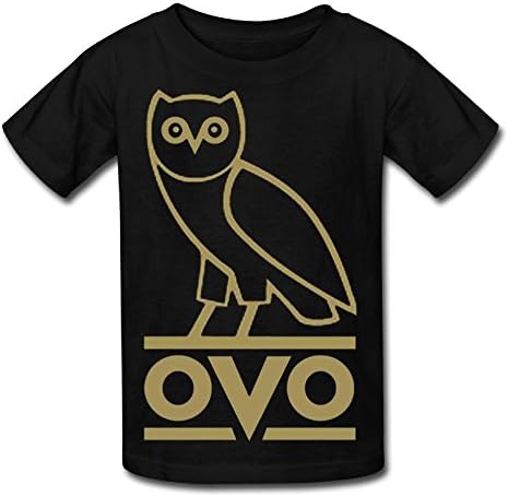 YC Big Boys' Drake Poster.PNG T Shirt For Kids Black L