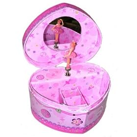 Pecoware - Girls Music Box, Musical Jewelry Box, Music Boxes, Girl's Jewelry Boxes