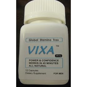 Vixa Mens Erection Enhancer for Long Hard Sex...works Within 45 Minutes...12 Ct Bottle Satisfaction Guaranteed 30 Day Money Back !!