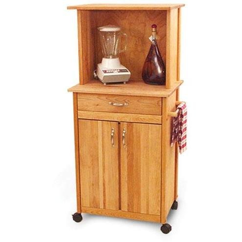 Catskill Craftsmen 1526 Microwave Space Saver Kitchen Cart