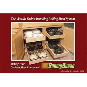 Sliding Susan 18 Wide Kitchen Cabinet Pull Out Drawer Kit Sliding Susan 18
