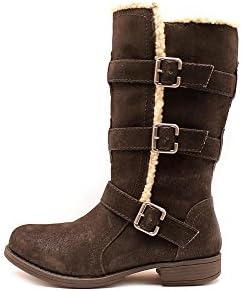 Crown Vintage Regal Womens Size 9.5 Black Fashion Mid-Calf Boots