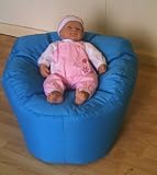 Baby Beanbag Feed & Sleep Pod - 0 to 6 months - Turquoise Blue