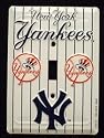 NEW YORK YANKEES METAL LIGHT SWITCH PLATE COVER