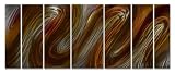 Glissade Contemporary Metal Wall Decor - Unique Artwork - Modern Painting - modern home decor - metal wall sculpture