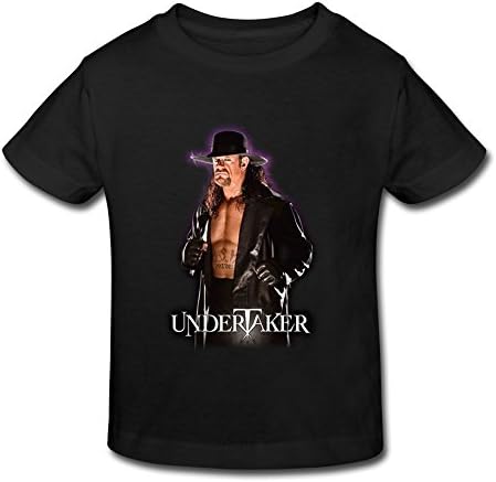 FUNSHINBABY Kid's Toddler WWE The Undertaker 2015 Boxing Heavyweight Age 2-6 T-shirt Black 3 Toddler