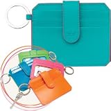 Baekgaard 191321 Mini Card Case - Turquoise/Azalea