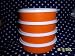 Tupperware Flat Bottom Cereal Bowl Set 2 Cup, New Orange Color