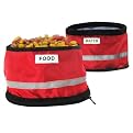 Fold 2 Go Travel Pet Bowls - Red