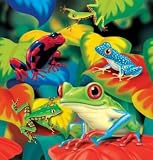 Fun Frogs Plastic Tablecloth 54