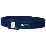 PHI-TEN MLB Authentic Bracelet, Detroit Tigers, Large (7.5 Inches)