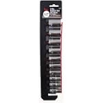 Pony 07-862 11 Piece 1/2-Inch Drive Standard Socket Set SAE 12 Point